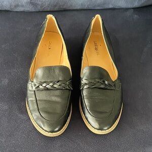 Indigo Rd. Black Leather Loafers